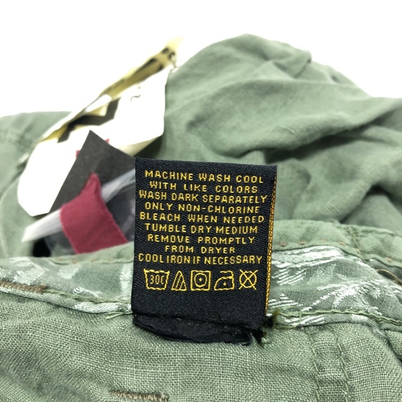 Z BRAND LONG LINEN CARGO CROPPED PANTS NWT SIZE 25 - Picture 10 of 13